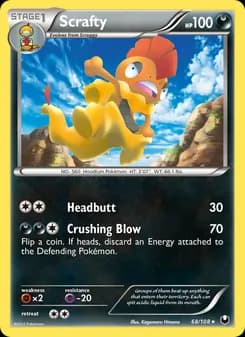 Scrafty — Dark Explorers — Rare