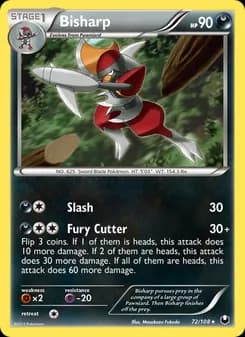Bisharp — Dark Explorers — Rare
