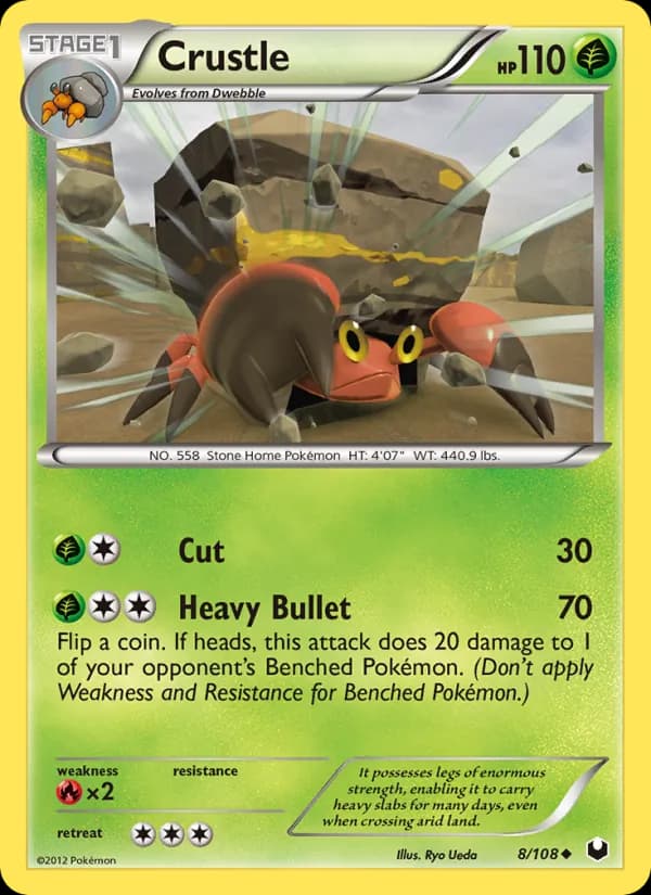 Crustle — Dark Explorers, Uncommon