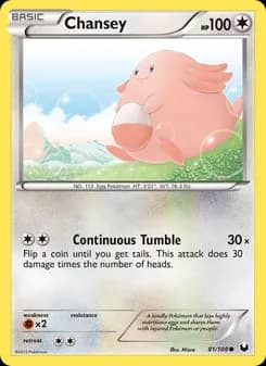 Chansey — Dark Explorers — Common