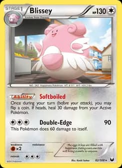 Blissey — Dark Explorers — Rare
