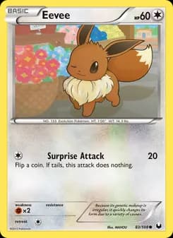 Eevee — Dark Explorers — Common