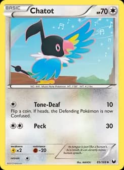 Chatot — Dark Explorers — Uncommon