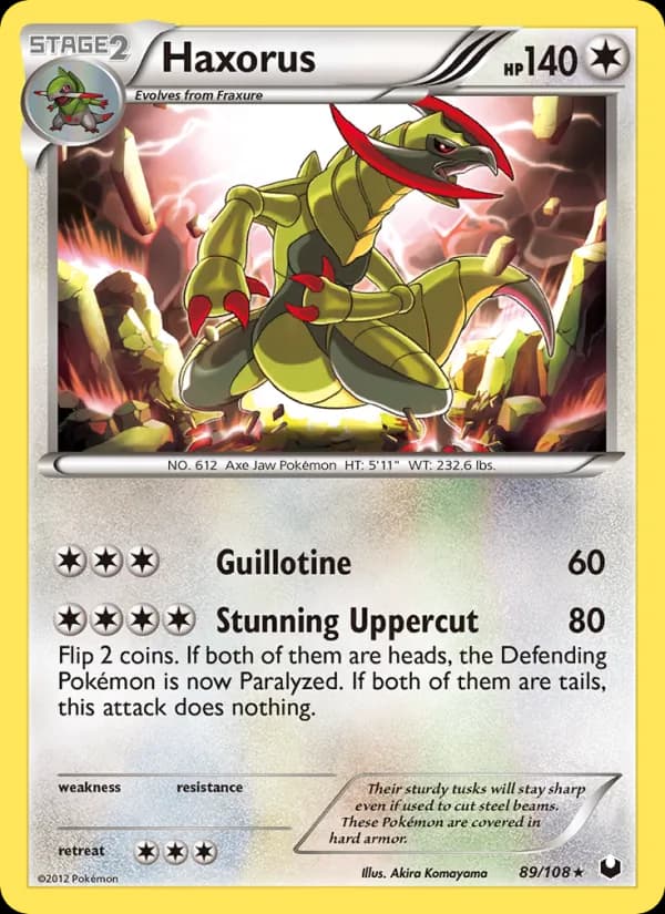 Haxorus — Dark Explorers, Rare