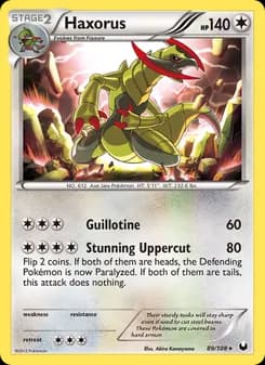 Haxorus — Dark Explorers — Rare