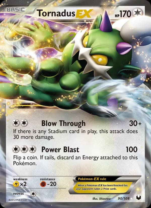 Tornadus-EX — Dark Explorers, Rare