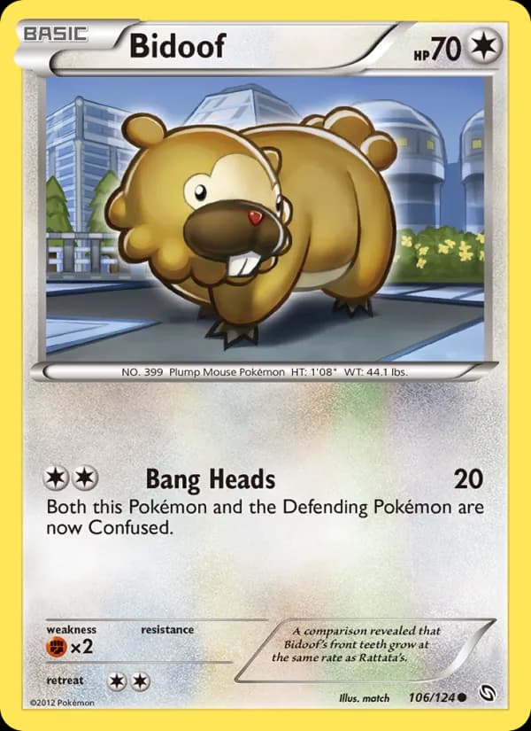 Bidoof — Dragons Exalted, Common