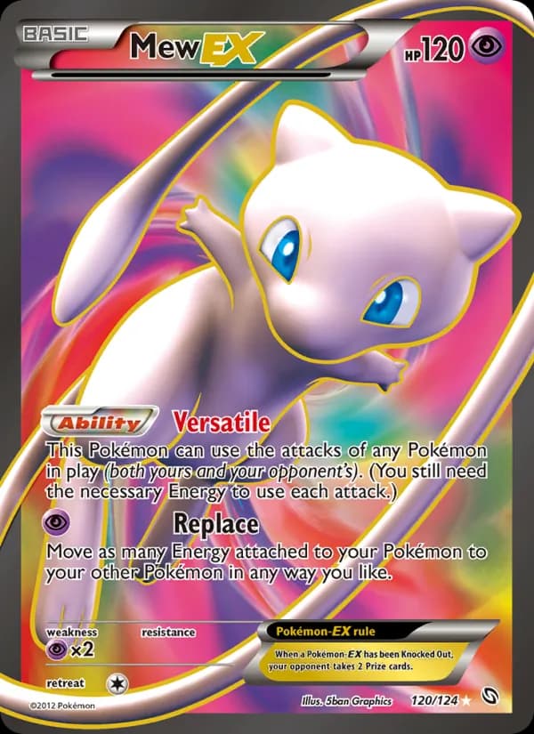 Mew-EX — Dragons Exalted, Ultra Rare