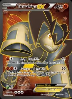 Terrakion-EX — Dragons Exalted — Ultra Rare