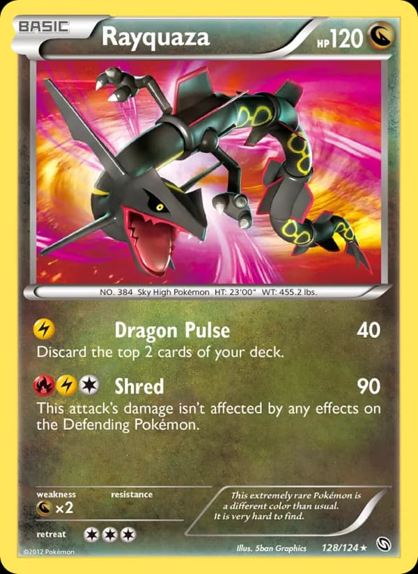 Rayquaza — Dragons Exalted, Secret Rare