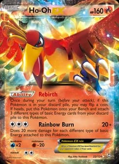 Ho-Oh-EX — Dragons Exalted — Rare
