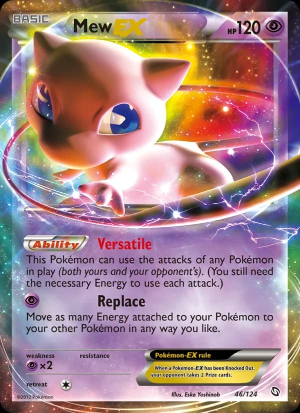 Mew-EX — Dragons Exalted, Rare