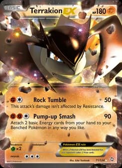 Terrakion-EX — Dragons Exalted — Rare