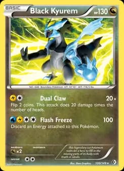 Black Kyurem — Boundaries Crossed — Rare