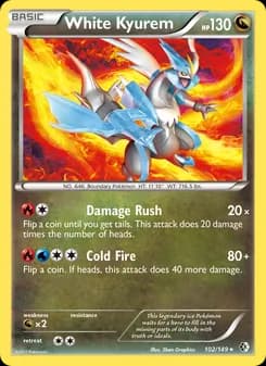 White Kyurem — Boundaries Crossed — Rare