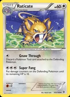 Raticate — Boundaries Crossed — Uncommon