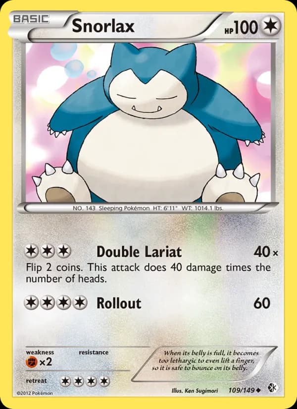 Snorlax — Boundaries Crossed, Uncommon