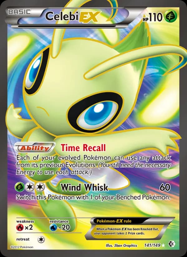 Celebi-EX — Boundaries Crossed, Ultra Rare
