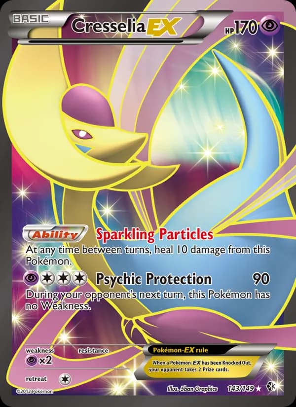 Cresselia-EX — Boundaries Crossed, Ultra Rare