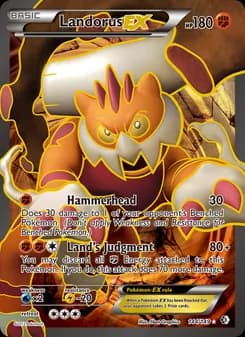 Landorus-EX — Boundaries Crossed — Ultra Rare