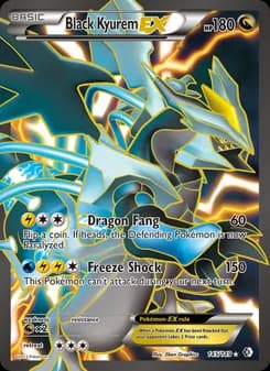 Black Kyurem-EX — Boundaries Crossed — Ultra Rare