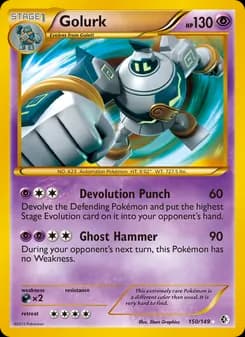 Golurk — Boundaries Crossed — Secret Rare