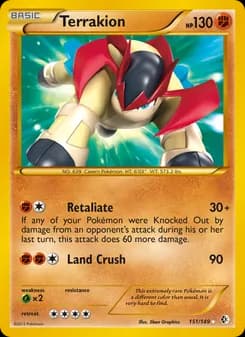 Terrakion — Boundaries Crossed — Secret Rare