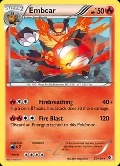 Emboar — Boundaries Crossed — Rare