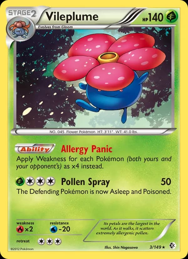 Vileplume — Boundaries Crossed, Rare
