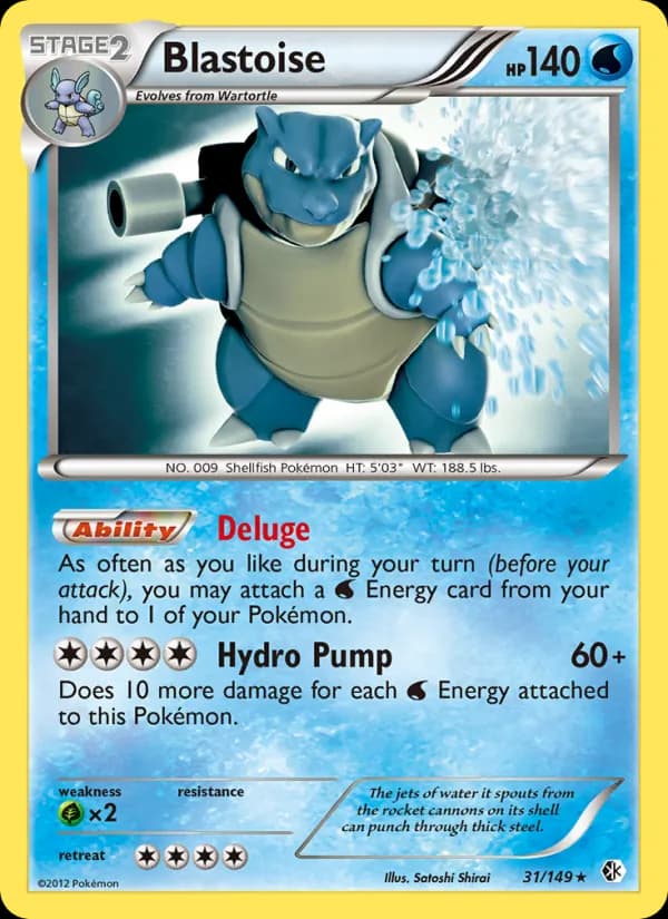 Blastoise — Boundaries Crossed, Rare