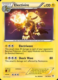 Electivire — Boundaries Crossed — Rare