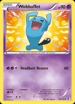 Wobbuffet — Boundaries Crossed — Uncommon