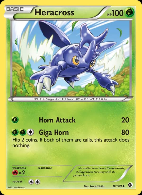 Heracross — Boundaries Crossed, Uncommon