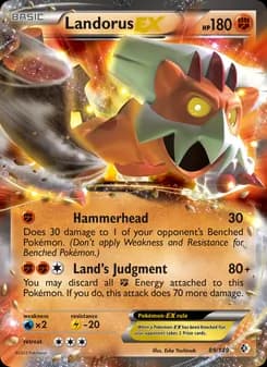 Landorus-EX — Boundaries Crossed — Rare