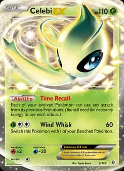 Celebi-EX — Boundaries Crossed — Rare