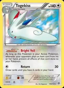 Togekiss — Plasma Storm — Rare
