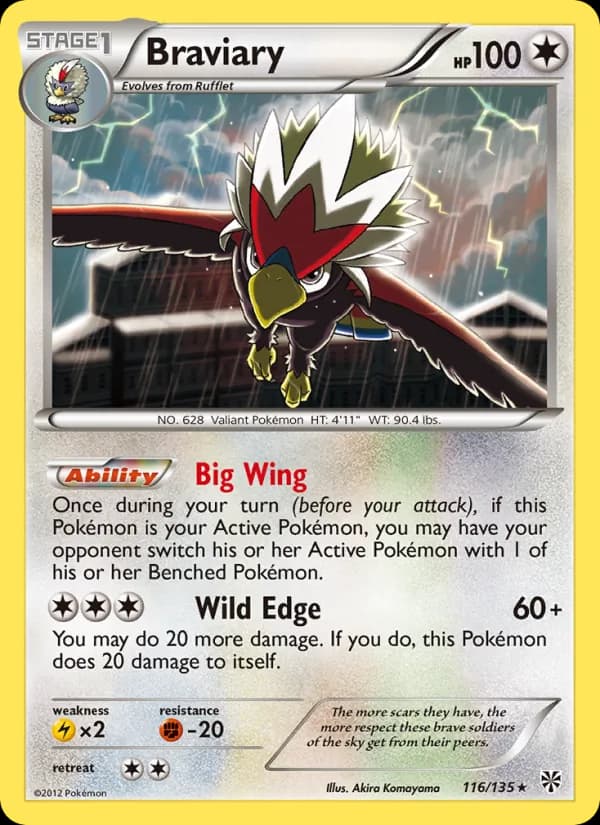 Braviary — Plasma Storm, Rare