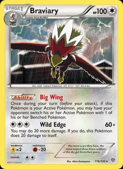 Braviary — Plasma Storm — Rare