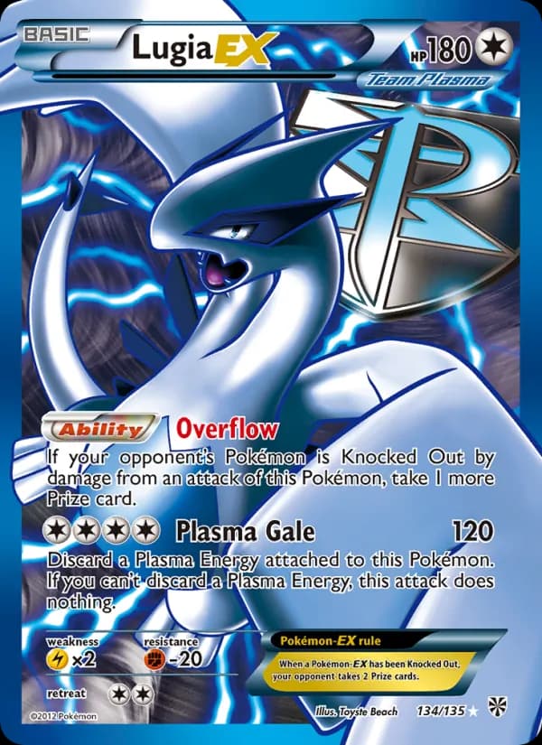 Lugia-EX — Plasma Storm, Ultra Rare