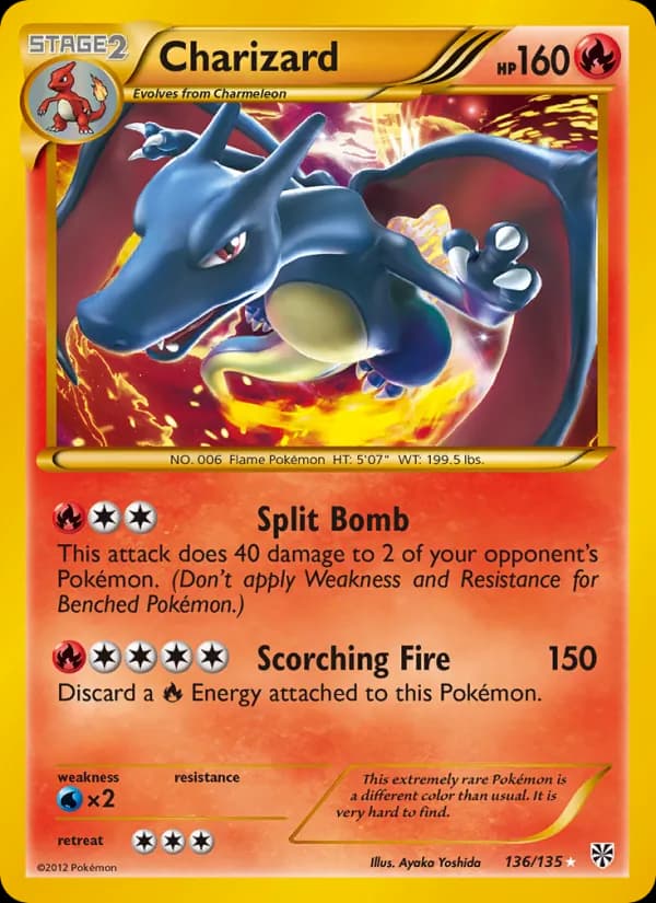 Charizard — Plasma Storm, Secret Rare