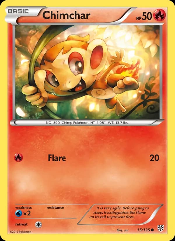 Chimchar — Plasma Storm, Common