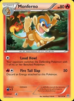 Monferno — Plasma Storm — Uncommon