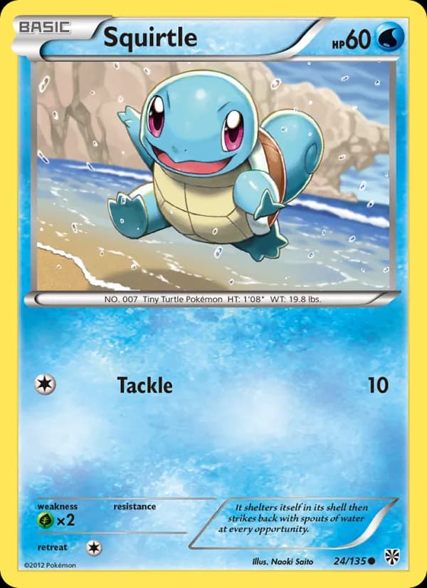 Squirtle — Plasma Storm, Common