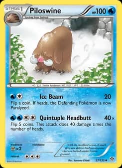Piloswine — Plasma Storm — Uncommon