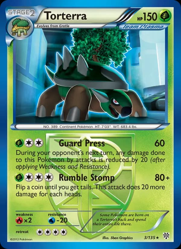 Torterra — Plasma Storm, Rare