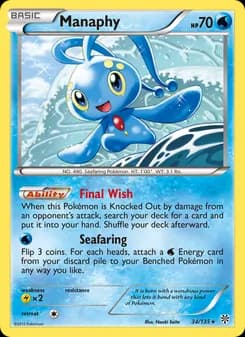 Manaphy — Plasma Storm — Rare