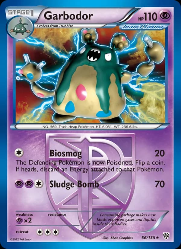 Garbodor — Plasma Storm, Rare