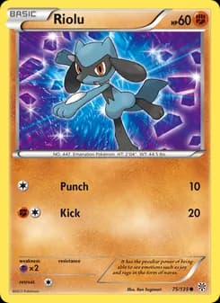 Riolu — Plasma Storm — Common