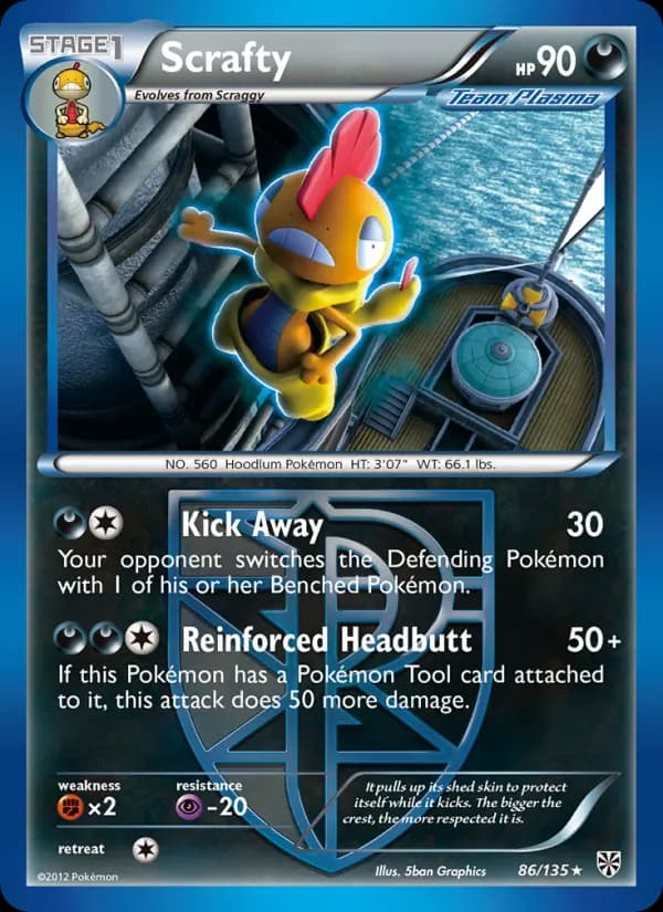 Scrafty — Plasma Storm, Rare