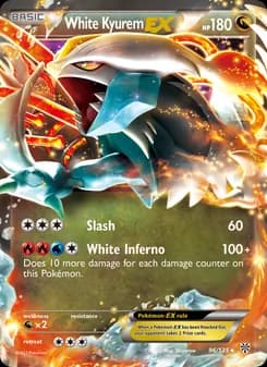 White Kyurem-EX — Plasma Storm — Rare